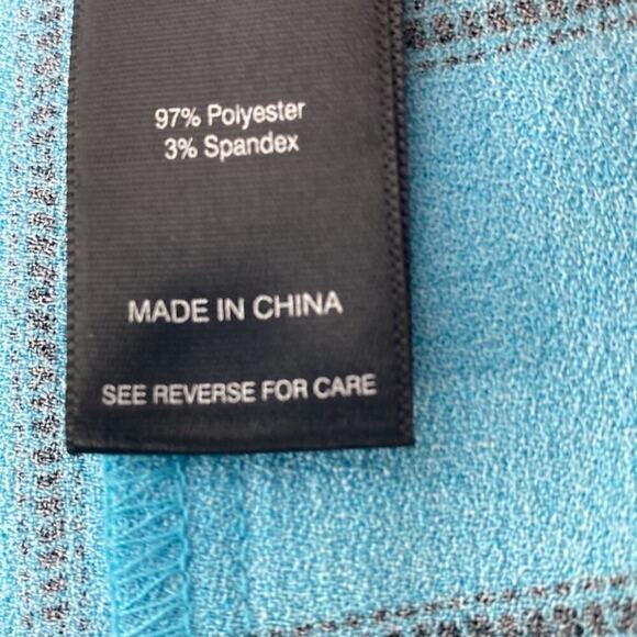 Ali Miles Art to wear Boho Blouse Women's PXS Blue/Black - Picture 9 of 10